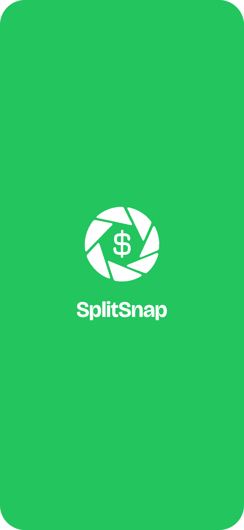 SnapySplit splash screen
